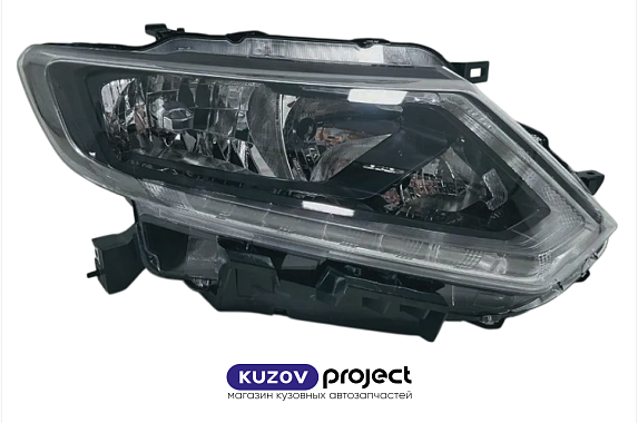 Фара правая под электрический корректор с диодами Nissan X-Trail 2013-2017 (TYC / Тайвань)